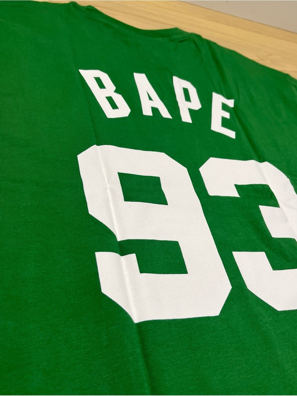 BAPE x Mitchell & Ness Celtics Tee Green Size #93 Medium - Picture 10 of 10